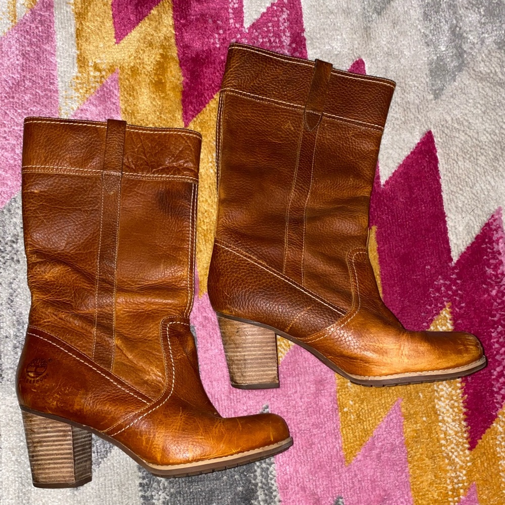 Timberland Heeled Mid-Calf Boots